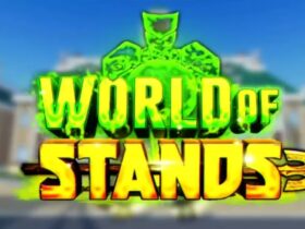 World of Stands main scren with its map in the background.