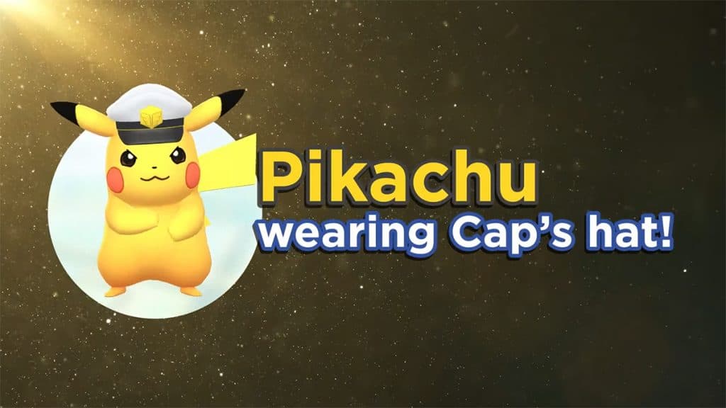 Pikachu con gorra