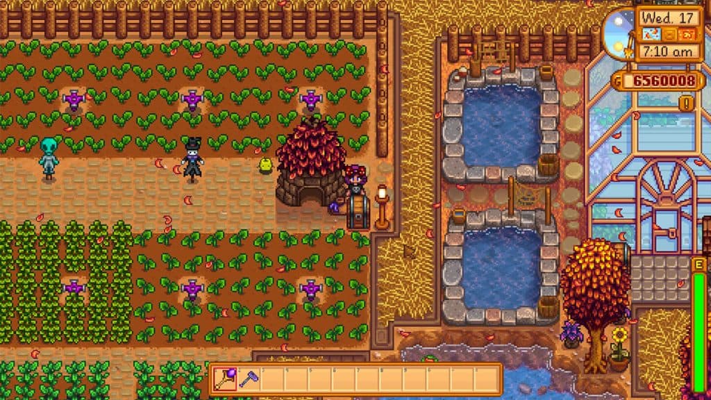 Una granja en Stardew Valley