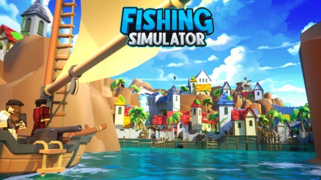 Una ciudad en Fishing Simulator