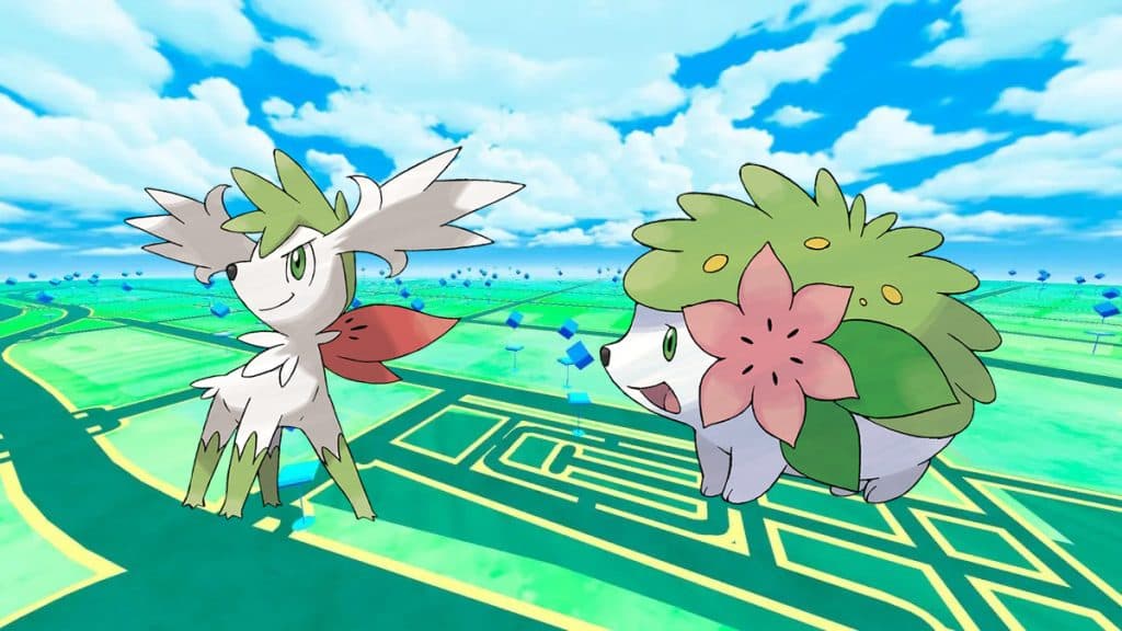 Formas terrestres y celestes de Shaymin