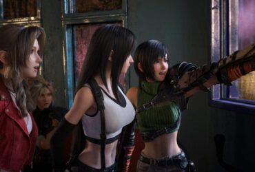 Aerith, Tifa, and Yuffie in Final Fantasy 7 Rebirth