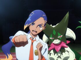 Aliquis and Meowscarada in Pokemon anime