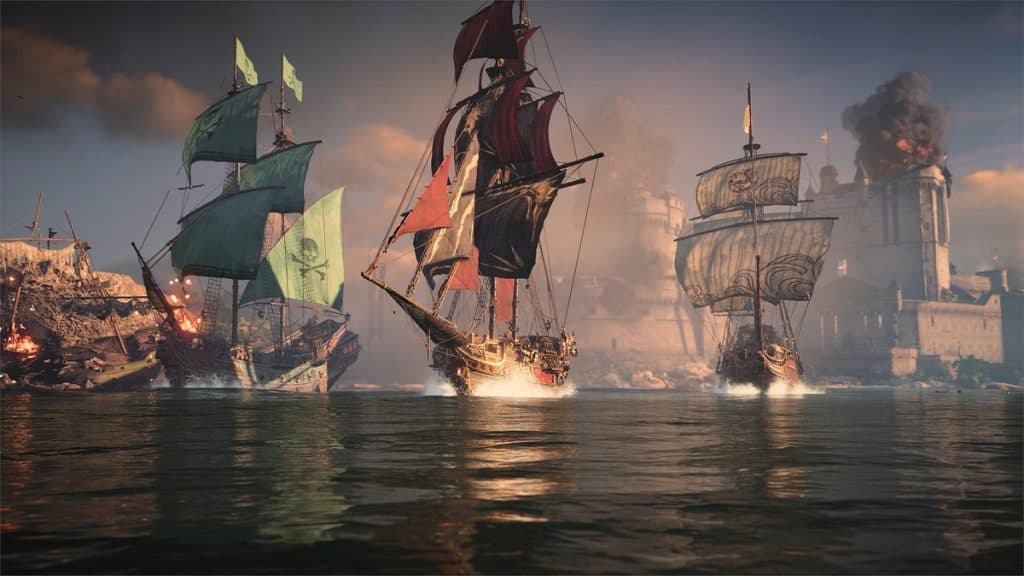 Barcos en Skull and Bones