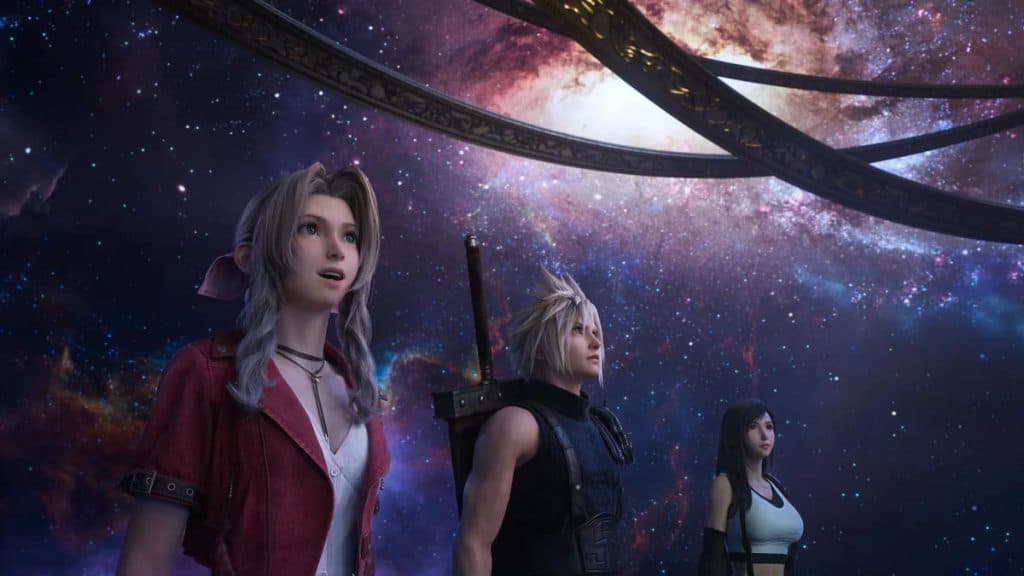 Cloud, Aerith y Tifa en Final Fantasy 7 Rebirth