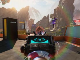 apex legends player shooting volt while ads