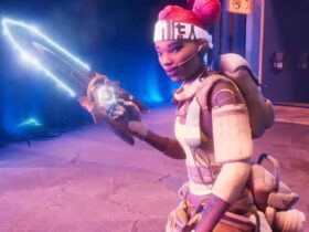 lifeline in breakout trailer with new melee weapon