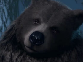 Halsin in Bear Form in baldur