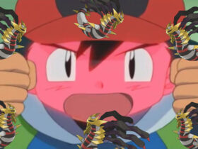 Angry Ash and Giratina