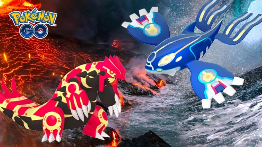 pokemon go hoenn legendarios groudon primitivo y kyogre primitivo