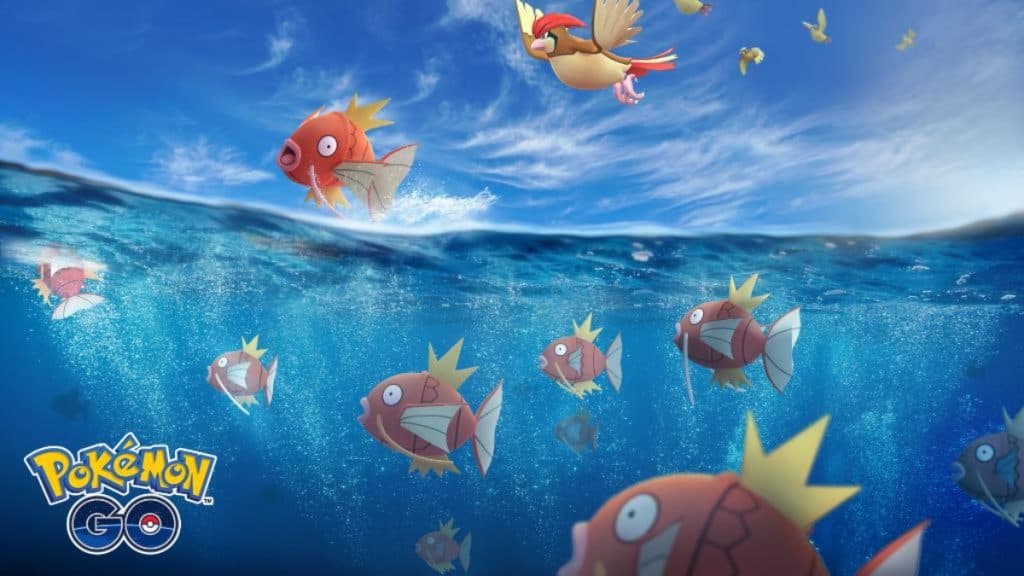 pokemon go gen 1 especie de tipo agua magikarp