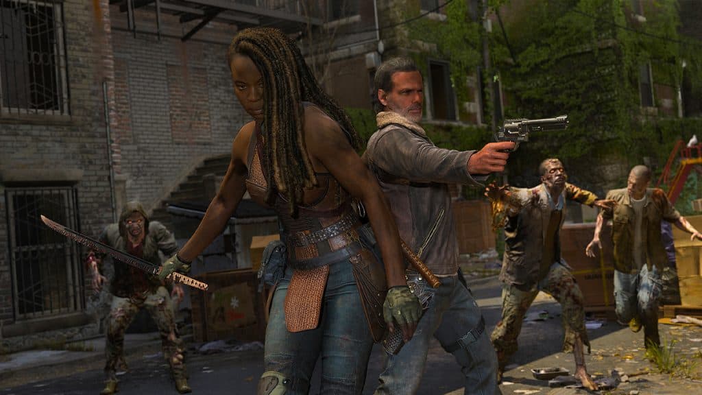 Operadores de Rick Grimes y Michonne MW3 Warzone