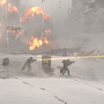 players fighting in snow in helldivers 2