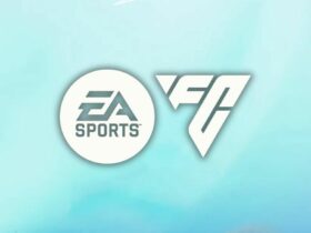 EA FC 24 logo on Fantasy FUT background