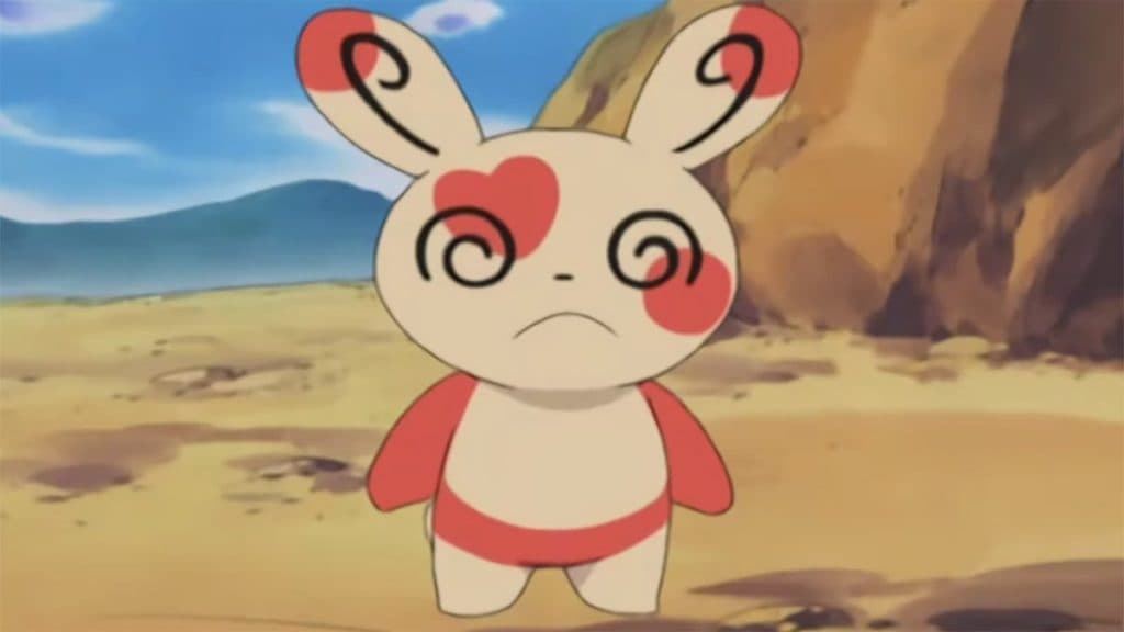 Spinda en el anime Pokémon