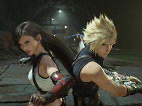 Cloud and Tifa fighting in FF7 Rebirth