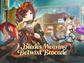 Blades Weaving Betwixt Brocade 4.5 art Genshin Impact