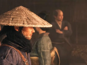 Rise of the Ronin main character during the intro