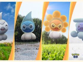 Castform in the Pokemon Go Weather Week 2024 event