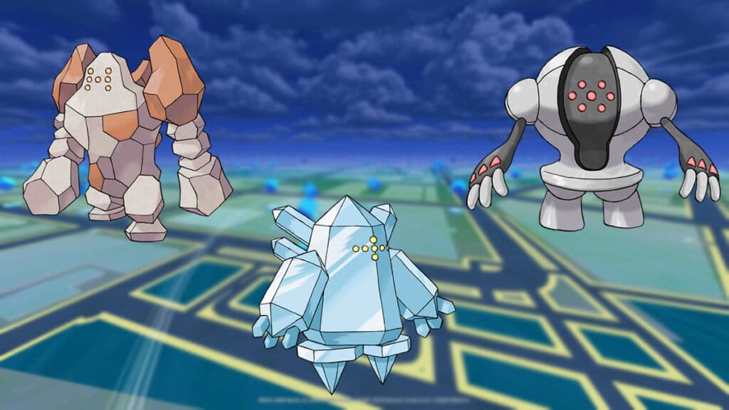 Regirock, Regice y Registeel en Pokémon Go