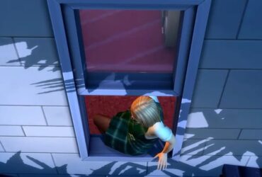 Character sneaking out in Sims 4