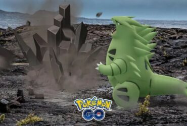 pokemon go tyranitar using stone edge