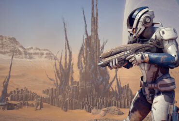 A soldier in Mass Effect Andromeda