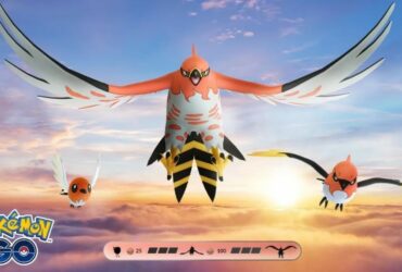 pokemon go talonflame, fletchinder, and fletchling