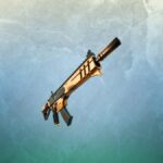 The Warforged Assault Rifle weapon in Fortnite Chapter 5 Season 2.