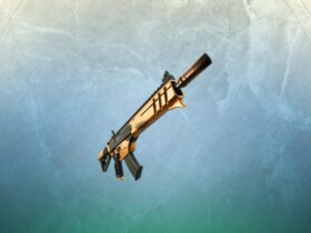 The Warforged Assault Rifle weapon in Fortnite Chapter 5 Season 2.