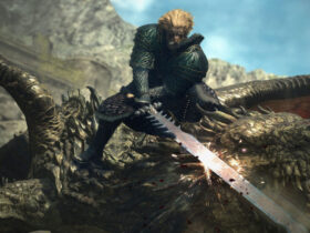 Arisen fighting a creature in Dragon