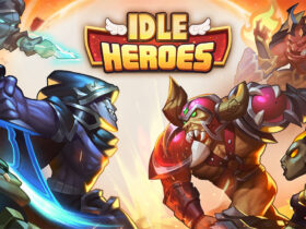 Various characters in Idle Heroes.