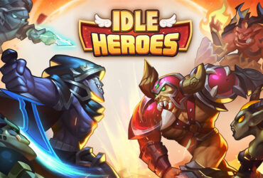 Various characters in Idle Heroes.