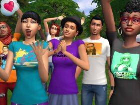 Sims 4 characters.