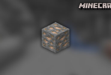 Iron Ore in Minecraft.