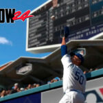 MLB The Show 24 player robbing a home run