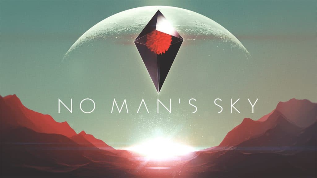 Miniatura de No Man's Sky con el logo del juego.