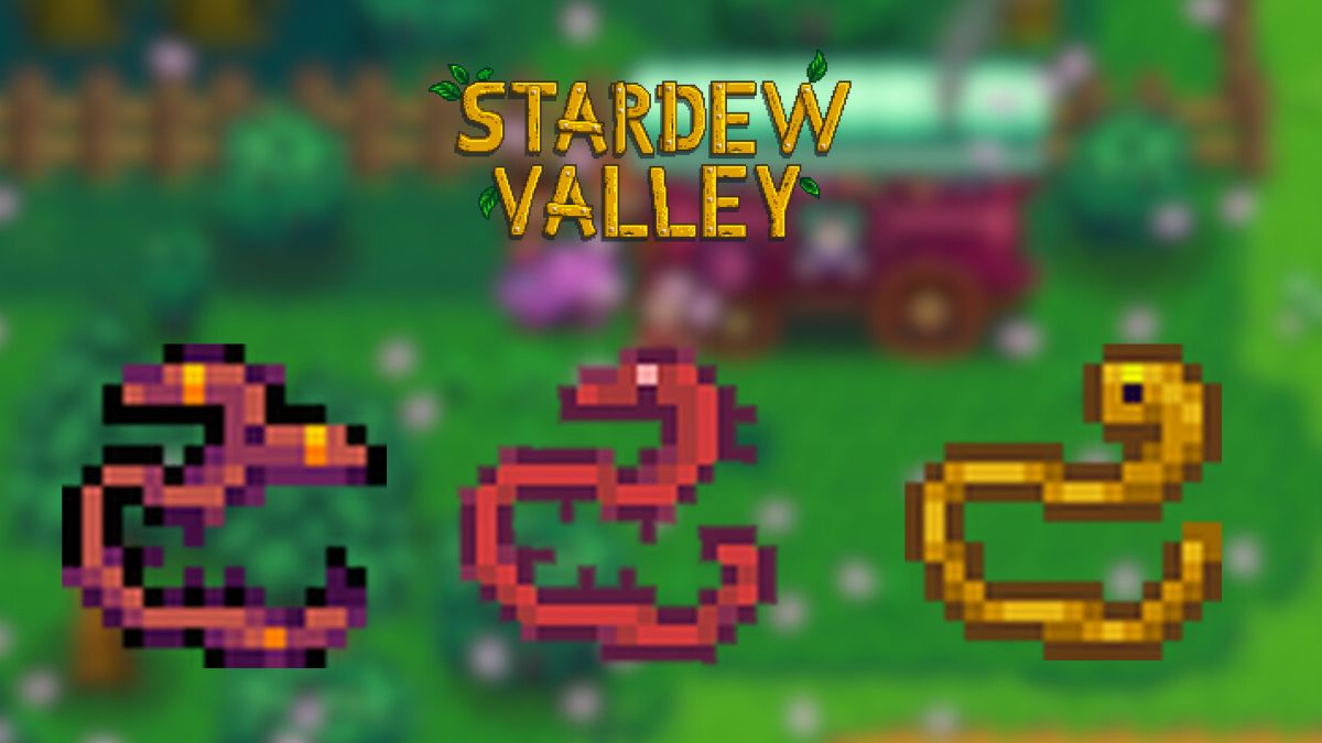 Eel and its variants in Stardew Valley