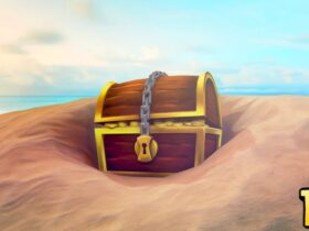 A Treasure chest in Treasure Hunt Simulator.