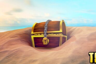 A Treasure chest in Treasure Hunt Simulator.