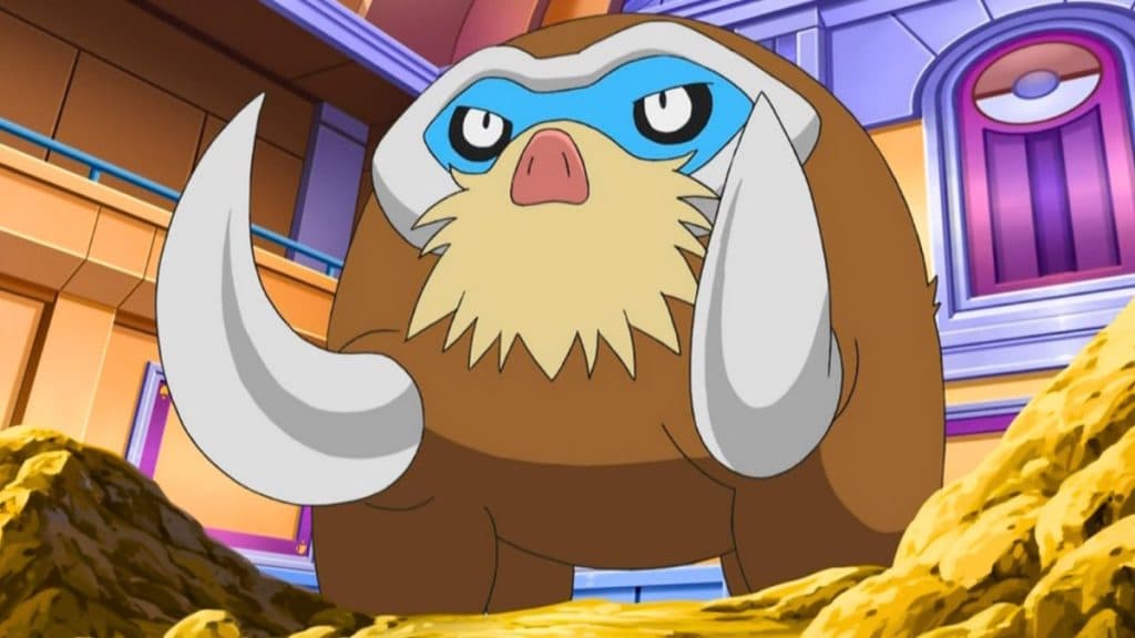 pokemon go mamoswine en el anime