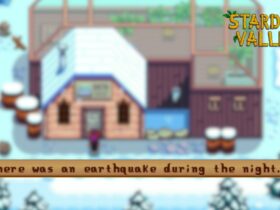 Earthquake message in Stardew Valley