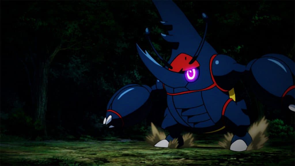 Mega Heracross en el anime