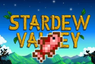 Stardew Valley poster with Red Snapper in the middle