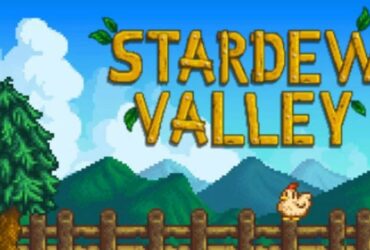 Stardew Valley poster with the game