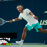 TopSpin 2K25 MyPlayer at the US Open