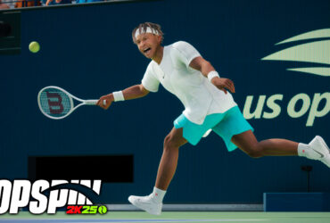 TopSpin 2K25 MyPlayer at the US Open