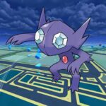 pokeon go sableye with game background