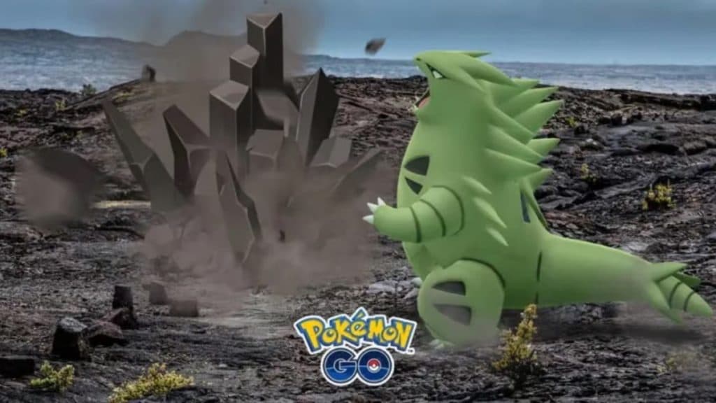 pokemon ir larvitar evolución tyranitar