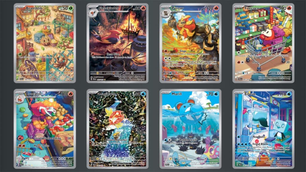 Lista de cartas de JCC Pokémon evolucionadas de Paldea